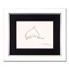 Image 1 : Wyland - "Dolphin" Framed Original Sketch, Hand Signed with Certificate of Authenticity.