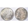 Image 1 : 2-NICE AU 1921 MORGAN DOLLARS