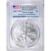 Image 1 : 2017-(W) SILVER EAGLE, PCGS MS-70 FIRST STRIKE