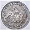 Image 2 : 1854-O ARROWS SEATED LIBERTY HALF DOLLAR  AU/BU