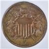 Image 2 : 1864 SMALL MOTTO 2 CENT PIECE  BGC GEM BU BR