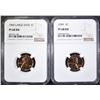 Image 1 : 1959 & 60 LD LINCOLN CENTS, NGC PF-68 RED