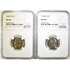 Image 1 : 1956-D & 1957-D JEFFERSON NICKELS  NGC MS-66