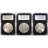 Image 2 : LOT OF 3 UNCIRCULATED MORGANS: