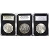 Image 2 : LOT OF 3 UNCIRCULATED MORGANS: