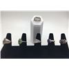 Image 2 : LOT OF SIX STERLING SILVER RINGS