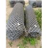 Image 1 : LOT OF 2 ROLLS OF CHAINLINK FENCING (6' TALL)