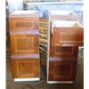 Image 1 : LOT OF 2 CUPBOARDS (EACH HAS 3 DRAWERS) *WOOD FRONTS* (32" X 12" X 19")