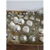 Image 3 : ONE CARDBOARD TRAY OF SALT AND PEPPER SHAKERS (GLASS) *MINIATURES*