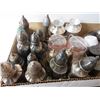 Image 2 : ONE CARDBOARD TRAY OF SALT AND PEPPER SHAKERS (SILVER PLATED AND GLASS)