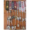 Image 2 : LOT OF COLLECTOR SPOONS (ONE RACK INCLUDED)