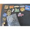 Image 8 : LOT OF ASSORTED PINS (CURLING, PROVINCIAL, ADVERTISING)