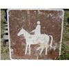 Image 2 : RIDING TRAIL SIGN (GALVANIZED) *30" SQ*