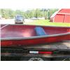 Image 3 : CANOE (RED) *35" W X 15.5' L X 13" D*