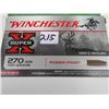 Image 2 : AMMO (2 X BOXES OF 20) *270 WINCHESTER CARTRIDGES AND REMINGTON CARTRIDGES*