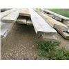 Image 2 : LOT OF APPROX 20 PIECES OF WOOD (2" X 10" ROUGH) *6' TO 14' LENGTHS*