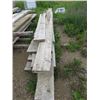 Image 1 : LOT OF 12 PIECES OF ASSORTED ROUGH LUMBER (6' TO 12')