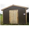 Image 1 : GARDEN SHED (12' X 12') *4' DOOR* (ON SKIDS)