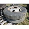 Image 1 : LOT OF 2 TIRES (MICHELIN) *WITH RIMS* (8R-19.5-XZA)