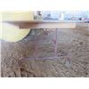 Image 2 : LOT OF 2 FOLD UP TABLES (WOOD WITH METAL LEGS) *ROUND* (60" DIAMETER X 29" H)