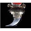 Image 4 : Navajo Sterling Silver & Gold Filled Pendant