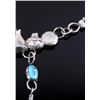 Image 10 : Navajo Sterling Pottery & Turquoise Necklace