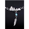 Image 8 : Navajo Sterling Pottery & Turquoise Necklace