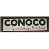 Image 12 : Conoco Service Station Advertising Sign 1947 RARE