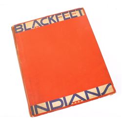 1935 Blackfeet Indians Book By Winold Reiss