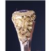 Image 17 : Highly Engraved 10K Gold & Rhodolite Garnet c1900-
