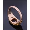 Image 26 : Highly Engraved 10K Gold & Rhodolite Garnet c1900-