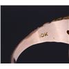 Image 27 : Highly Engraved 10K Gold & Rhodolite Garnet c1900-