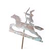 Image 8 : 19th C. Copper Indian & Horse Weather Vane