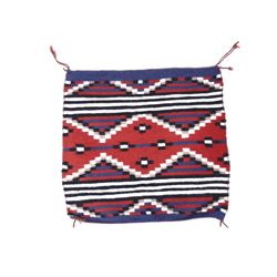 Navajo RARE Moki Pattern Wool Trade Rug