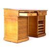 Image 5 : 1933 Helena, Mt Tiger Oak Roll Top Drafting Desk