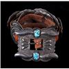 Image 1 : Navajo Sterling Silver & Turquoise Concho Belt