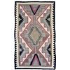Image 2 : Navajo Two Gray Hills Hand-Woven Rug, early 1900's