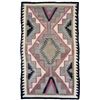 Image 2 : Navajo Two Gray Hills Hand-Woven Rug, early 1900's