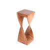 Image 1 : Solid Hand Made Oak Wood Twist End Table