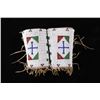 Image 1 : Cheyenne Fully Beaded Arm Cuffs 19th Century
