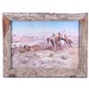 Image 1 : "Wagons Westward" Charlie Russell Framed Print