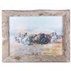 Image 1 : "Mandan Buffalo Hunt" Charles Russell Framed Print