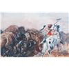 Image 3 : "Mandan Buffalo Hunt" Charles Russell Framed Print