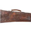 Image 13 : Rustic Western Hand Tooled Leather Rifle Scabbard