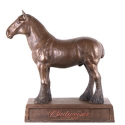 Original 1930's Budweiser Clydesdale Horse Adv.