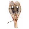 Image 1 : Rare Ojibwa Rawhide Snowshoes Circa Early 1900's