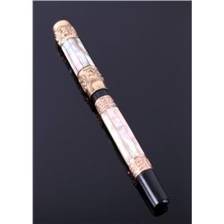 Parker 14K Gold & Mother of Pearl Fountain Pen