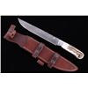 Image 2 : M.T. Stag Horn Trout Fillet Bowie Damascus Knife