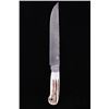 Image 3 : M.T. Stag Horn Trout Fillet Bowie Damascus Knife