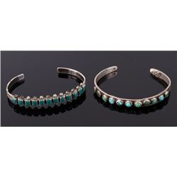 Navajo Fred Harvey Turquoise & Sterling Bracelet
